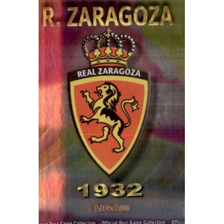 Escudo Zaragoza 406 Las Fichas de la Liga 2013 Official Quiz Game Collection