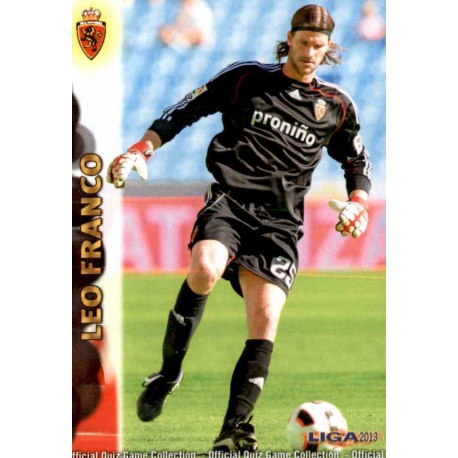 Leo Franco Zaragoza 410 Las Fichas de la Liga 2013 Official Quiz Game Collection