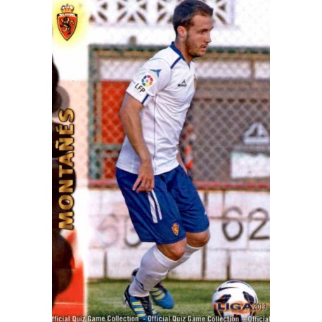 Montañés Zaragoza 419 Las Fichas de la Liga 2013 Official Quiz Game Collection