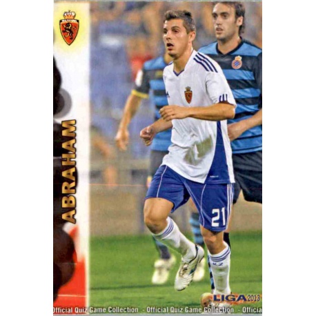 Abraham Zaragoza 420 Las Fichas de la Liga 2013 Official Quiz Game Collection