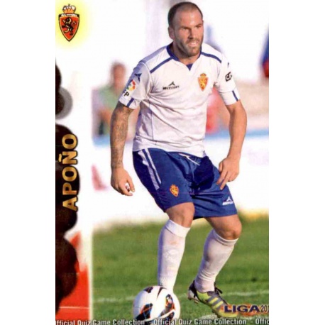 Apoño Zaragoza 424 Las Fichas de la Liga 2013 Official Quiz Game Collection