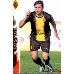 Postiga Zaragoza 425 Las Fichas de la Liga 2013 Official Quiz Game Collection