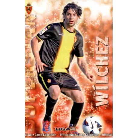 Wilchez Superstar Zaragoza 432 Las Fichas de la Liga 2013 Official Quiz Game Collection