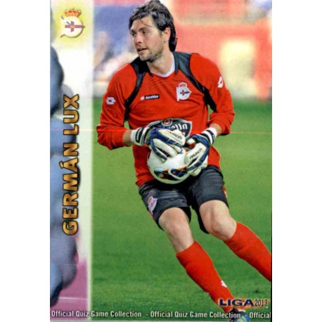 Germán Lux Deportivo 464 Las Fichas de la Liga 2013 Official Quiz Game Collection