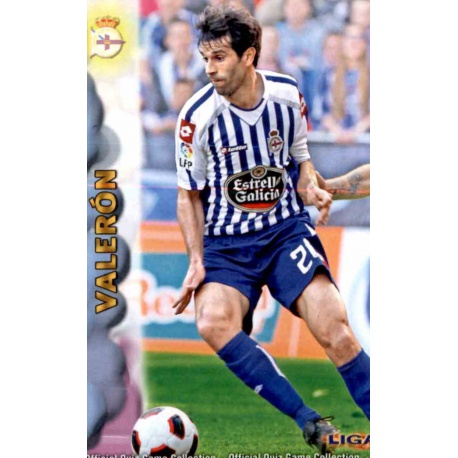 Valerón Deportivo 475 Las Fichas de la Liga 2013 Official Quiz Game Collection