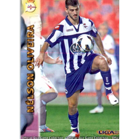 Nélson Oliveira Deportivo 479 Las Fichas de la Liga 2013 Official Quiz Game Collection