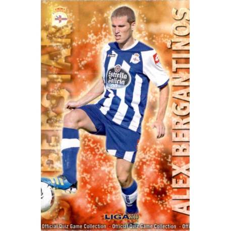 Álex Bergantiños Superstar Deportivo 483 Las Fichas de la Liga 2013 Official Quiz Game Collection