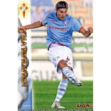 Jonathan Vila Celta 498 Las Fichas de la Liga 2013 Official Quiz Game Collection