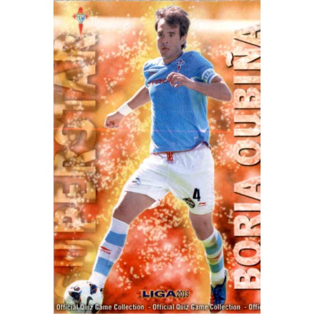 Borja Oubiña Superstar Celta 510 Las Fichas de la Liga 2013 Official Quiz Game Collection