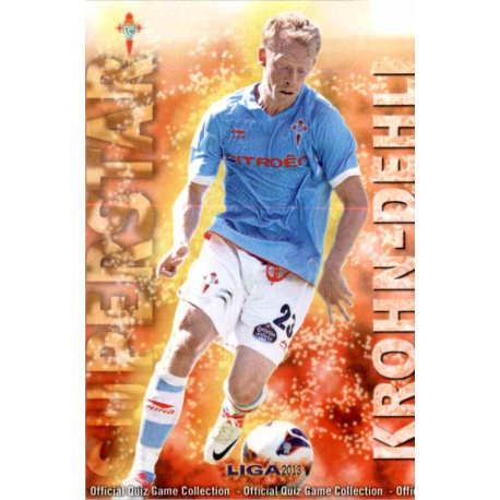 Krohn-Dehli Superstar Celta 513 Las Fichas de la Liga 2013 Official Quiz Game Collection