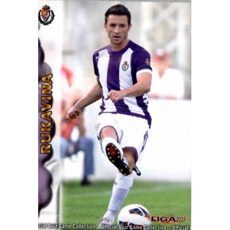 Rukavina Valladolid 524 Las Fichas de la Liga 2013 Official Quiz Game Collection