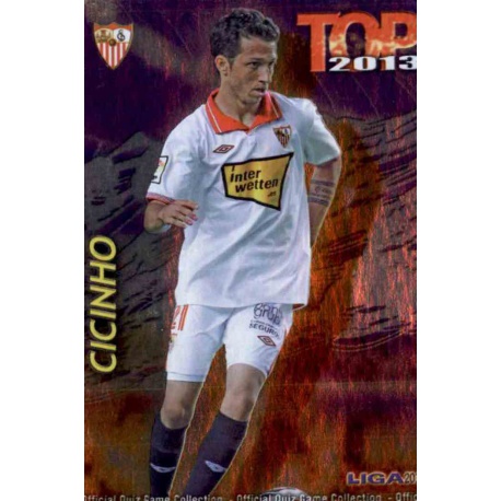 Cicinho Top Morado Sevilla 556 Las Fichas de la Liga 2013 Official Quiz Game Collection