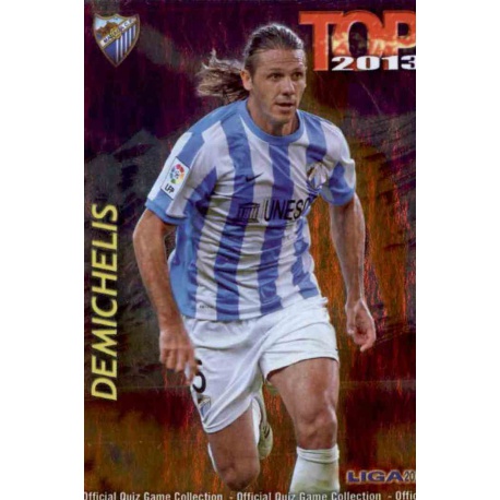 Demichelis Top Morado Málaga 570 Las Fichas de la Liga 2013 Official Quiz Game Collection