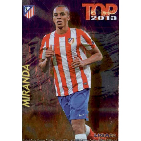 Miranda Top Morado Atlético Madrid 571 Las Fichas de la Liga 2013 Official Quiz Game Collection