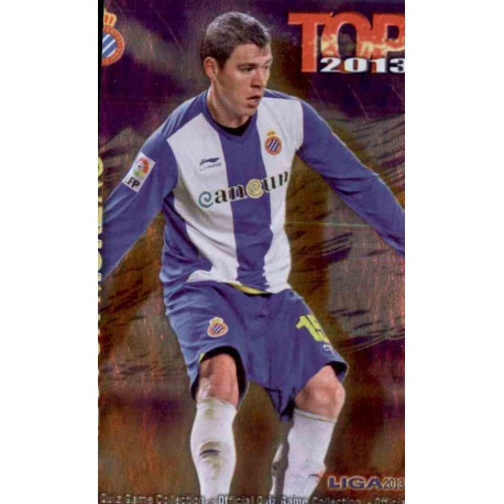 Héctor Moreno Top Morado Espanyol 574 Las Fichas de la Liga 2013 Official Quiz Game Collection