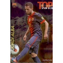 Jordi Alba Top Morado Barcelona 578 Las Fichas de la Liga 2013 Official Quiz Game Collection