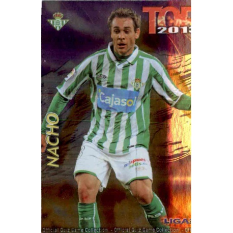 Nacho Top Morado Betis 582 Las Fichas de la Liga 2013 Official Quiz Game Collection