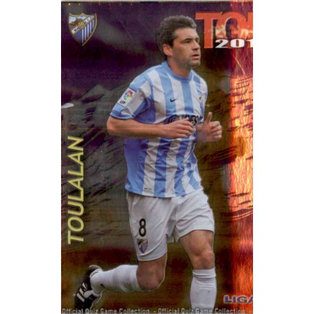 Toulalan Top Morado Málaga 589 Las Fichas de la Liga 2013 Official Quiz Game Collection