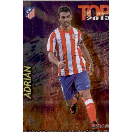 Adrián Top Morado Atlético Madrid 597 Las Fichas de la Liga 2013 Official Quiz Game Collection