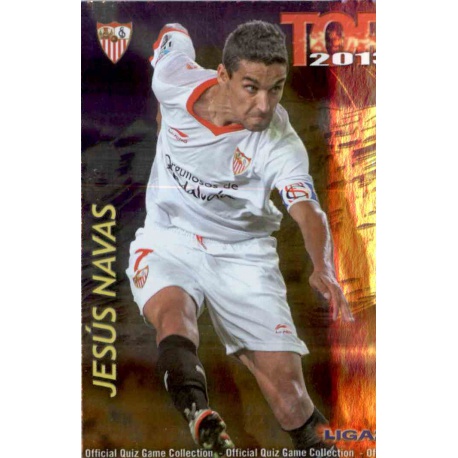 Jesús Navas Top Morado Sevilla 599 Las Fichas de la Liga 2013 Official Quiz Game Collection