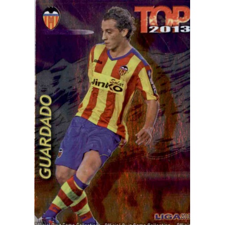 Guardado Top Morado Valencia 603 Las Fichas de la Liga 2013 Official Quiz Game Collection