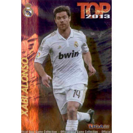 Xabi Alonso Top Morado Real Madrid 604 Las Fichas de la Liga 2013 Official Quiz Game Collection