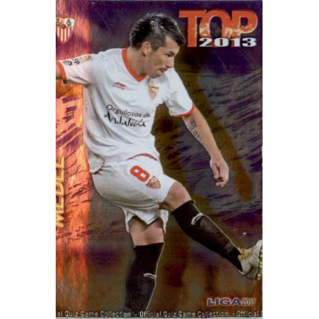 Medel Top Morado Sevilla 608 Las Fichas de la Liga 2013 Official Quiz Game Collection