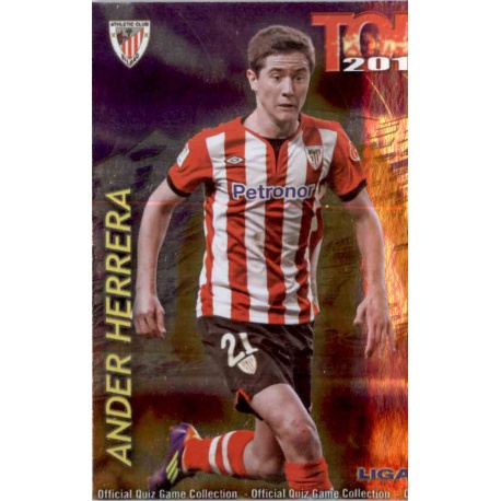 Ander Herrera Top Morado Athletic Club 618 Las Fichas de la Liga 2013 Official Quiz Game Collection