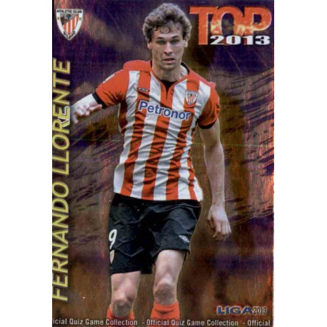 Fernando Llorente Top Morado Athletic Club 627 Las Fichas de la Liga 2013 Official Quiz Game Collection