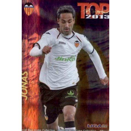 Jonas Top Morado Valencia 632 Las Fichas de la Liga 2013 Official Quiz Game Collection