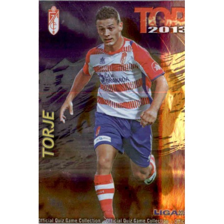 Torje Top Morado Granada 634 Las Fichas de la Liga 2013 Official Quiz Game Collection