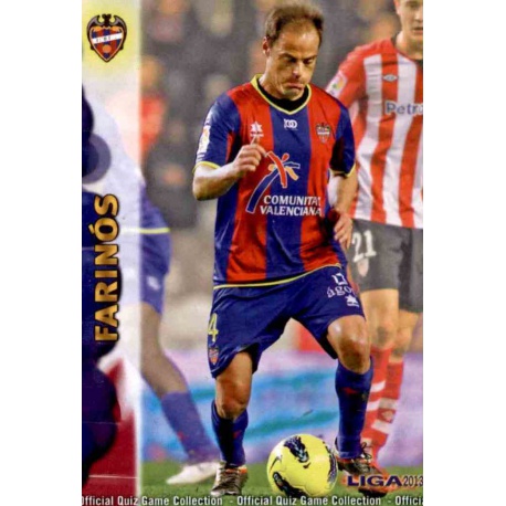 Farinós Bajas Levante 149 Las Fichas de la Liga 2013 Official Quiz Game Collection