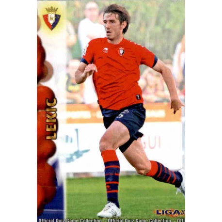 Lekic Bajas Osasuna 181 Las Fichas de la Liga 2013 Official Quiz Game Collection