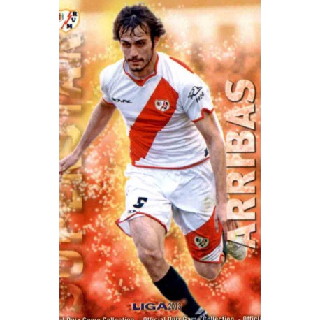 Arribas Superstar Bajas Rayo Vallecano 402 Las Fichas de la Liga 2013 Official Quiz Game Collection