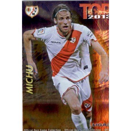 Michu Top Morado Bajas Rayo Vallecano 594 Las Fichas de la Liga 2013 Official Quiz Game Collection