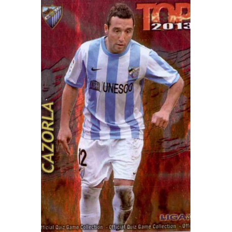 Cazorla Top Fucsia Bajas Málaga 616 Las Fichas de la Liga 2013 Official Quiz Game Collection