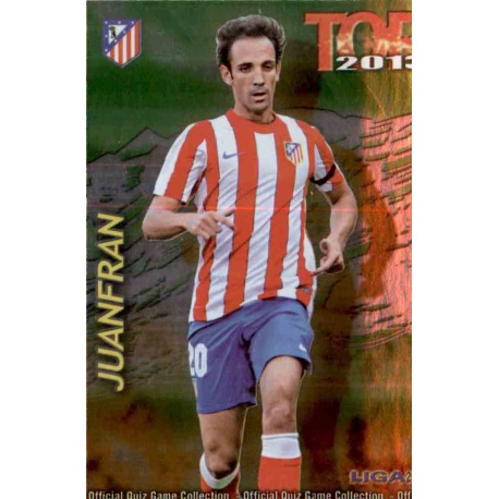 Juanfran Top Verde Atlético Madrid 553 Las Fichas de la Liga 2013 Official Quiz Game Collection