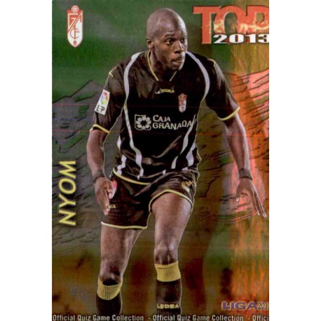 Nyom Top Verde Granada 557 Las Fichas de la Liga 2013 Official Quiz Game Collection