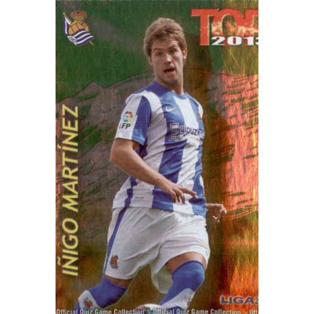 Íñigo Martínez Top Verde Real Sociedad 565 Las Fichas de la Liga 2013 Official Quiz Game Collection