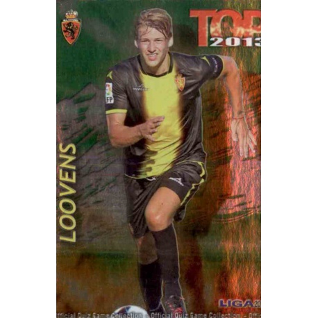 Loovens Top Verde Zaragoza 566 Las Fichas de la Liga 2013 Official Quiz Game Collection