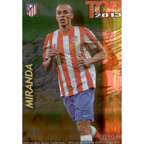 Miranda Top Verde Atlético Madrid 571 Las Fichas de la Liga 2013 Official Quiz Game Collection