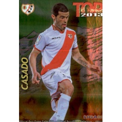 Casado Top Verde Rayo Vallecano 584 Las Fichas de la Liga 2013 Official Quiz Game Collection