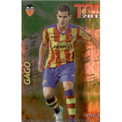 Gago Top Verde Valencia 588 Las Fichas de la Liga 2013 Official Quiz Game Collection