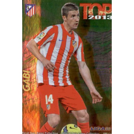 Gabi Top Verde Atlético Madrid 590 Las Fichas de la Liga 2013 Official Quiz Game Collection