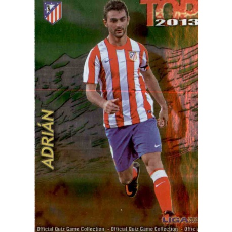 Adrián Top Verde Atlético Madrid 597 Las Fichas de la Liga 2013 Official Quiz Game Collection