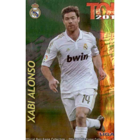 Xabi Alonso Top Verde Real Madrid 604 Las Fichas de la Liga 2013 Official Quiz Game Collection