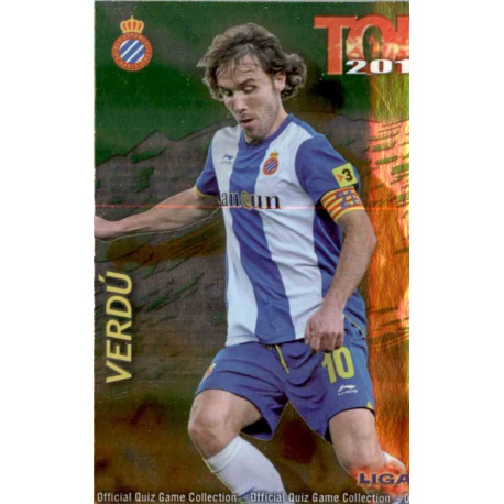 Verdú Top Verde Espanyol 611 Las Fichas de la Liga 2013 Official Quiz Game Collection