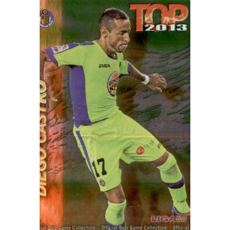 Diego Castro Top Verde Getafe 619 Las Fichas de la Liga 2013 Official Quiz Game Collection