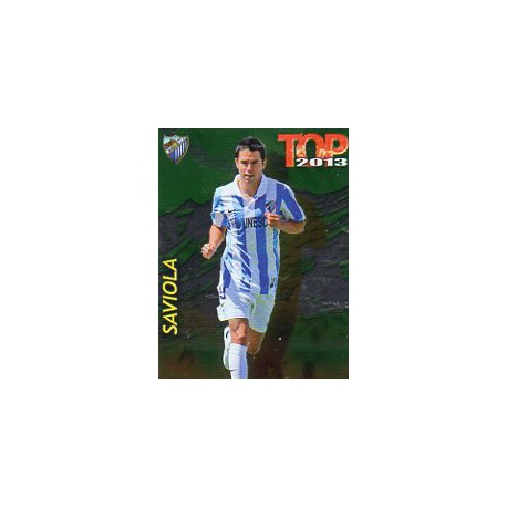 Saviola Top Verde Málaga 628 Las Fichas de la Liga 2013 Official Quiz Game Collection