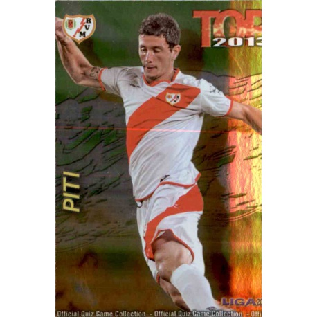 Piti Top Verde Rayo Vallecano 629 Las Fichas de la Liga 2013 Official Quiz Game Collection